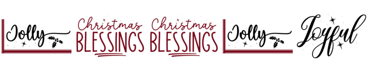 Creative Farmhouse Christmas Sign Bundle Inscriptions, Labels And Badges Set Vector Illustration for Bookmark, Vouchers, Social Media Post