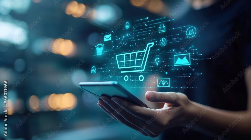 Fototapete 4h ecommerce marketing: strategies to build unbreakable customer loyalty using data and ai