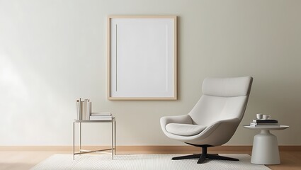 Versatile Frame Mockup for Artists and Designers, Featuring Blank Space for Photos, Posters, or Artwork