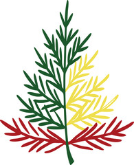 Festive Christmas tree 