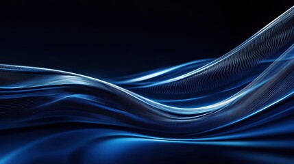 Fototapeta premium Abstract Blue Waves