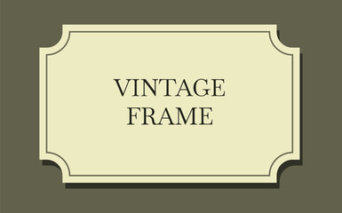 Vintage labels. Retro decorative sticker set. Vector elegant tag collection