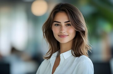 Obraz premium portrait of an italian business woman,headshot
