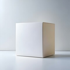 A simple white box. perfect for displaying your product or design.