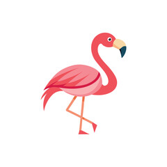 flamingo vector art and illustration and black color
