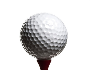Golf ball isolated on white background