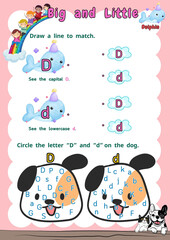 Start learning letters A-Z and simple words. Have fun learning English. Worksheet.