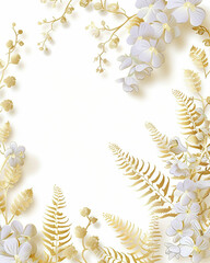 floral greeting borders