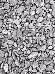 Black and White River Rocks, B&W, smooth rocks, lake stones, round stones, skipping stones, nature, design, calming, soft, round, flat stones, series, collection