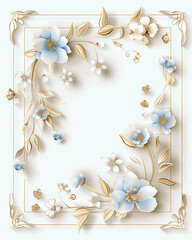 floral greeting borders