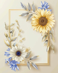 floral greeting borders
