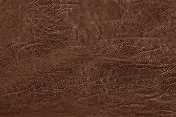 Dark brown leather texture background with seamless pattern and high resolution.
