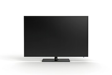 50 Inch Smart TV Isolated on a White Background