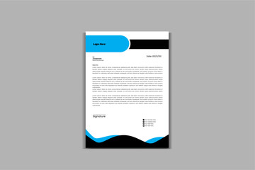 Abstract Letterhead Design Modern Business Letterhead Design Template,Minimal Business Letterhead