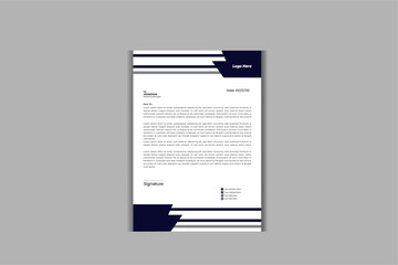 Abstract Letterhead Design Modern Business Letterhead Design Template,Minimal Business Letterhead

