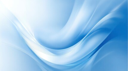 Fototapeta premium Abstract Blue and White Swirling Pattern