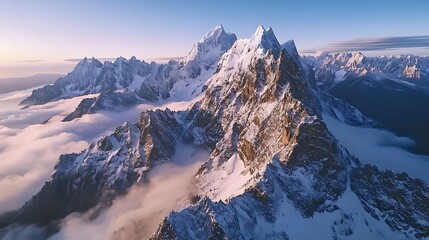 Aerial photos of Chinese scenery, natural scenery