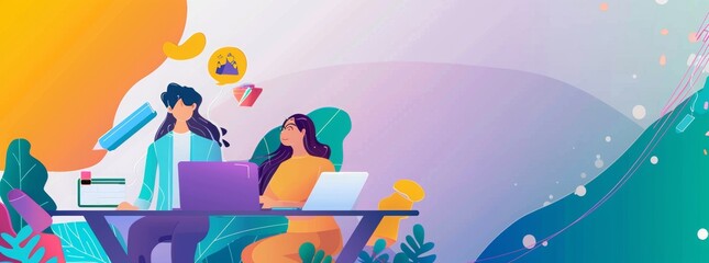 Banner for s startup company