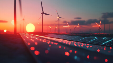 Futuristic AI-Powered Energy Management System Optimizing Solar and Wind Power Generation for Sustainable and Efficient Energy Use