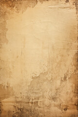Aged parchment texture with darkened edges and subtle stains, suitable for use as a vintage background or design element.