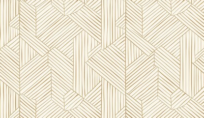 A patterned wallpaper with brown and white stripes