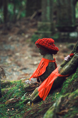 Detalle del cementerio budista de Koyasan en Japón.