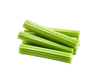 fresh celery isolated on transparent background
