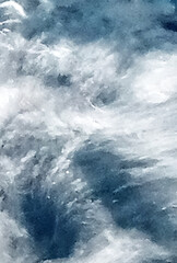 Fototapeta premium stormy sea waves 
