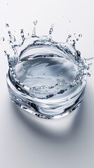 water drop on  a floor