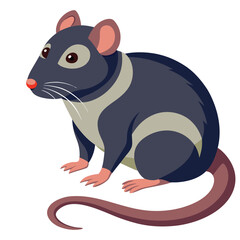 Colorful rat image abstract art colorful background nice image.