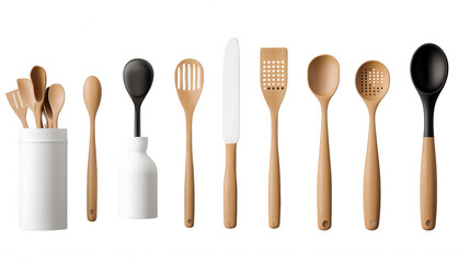 Wooden Kitchen Utensils Set  for Cooking and Baking