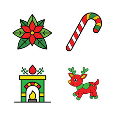 Fototapeta premium christmas cane