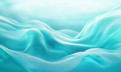 Obraz premium Blurry smooth flow liquid wallpaper with blue color fluid blurry texture. Soft wavy cloudy curve light gradient mesh.