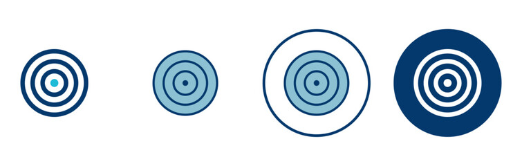 Target icon vector isolated on white background. Target vector icon. goal icon. marketing target. Aim