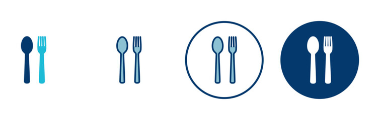 Fork, Spoon, and Knife isolated on white background. Restaurant icon. food icon. Eat. Cutlery icon.