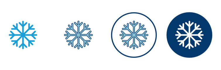 Snowflake icon vector isolated on white background. snow icon vector. Symbol of winter, frozen