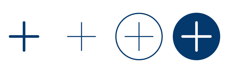 Plus Icon vector isolated on white background. Add plus icon. Addition sign. Medical Plus icon