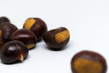 chestnuts on a table