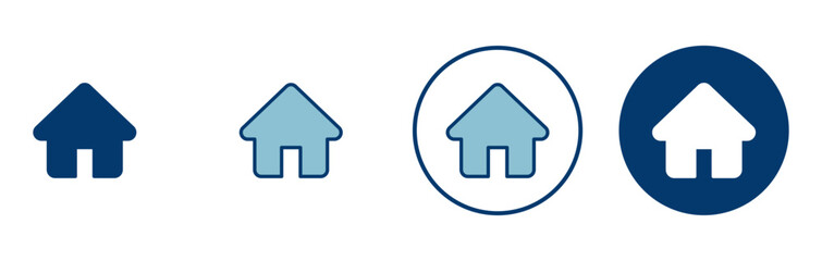 Home icon vector isolated on white background. House vector icon. Address