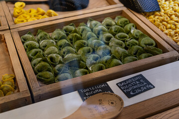Bologna, Italy-July 10, 2024: Italian handmade pasta