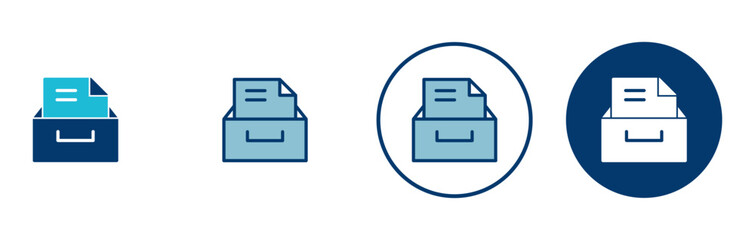 Archive folders icon vector isolated on white background. binders vector icon. Archive storage icon.