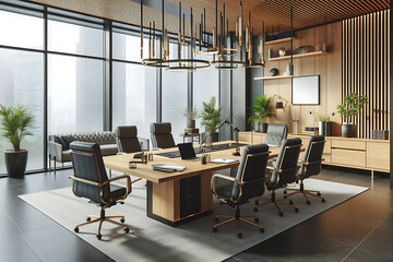 office interior background