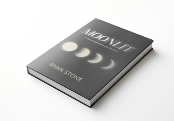 Stationery Flatlay Book Cover Mockup With Generative AI