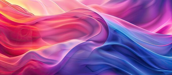 Obraz premium Vibrant abstract gradient backdrop with copy space image
