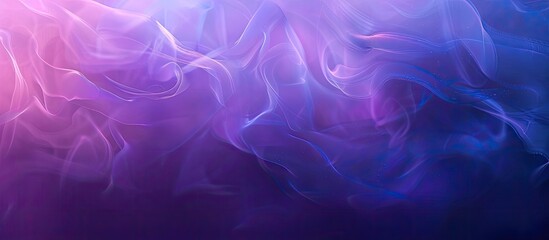 Obraz premium Gradient background in shades of dark purple and blue with copy space image
