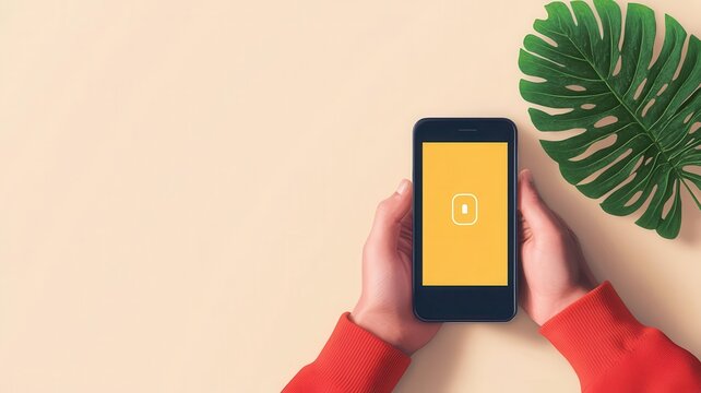 Secure mobile wallet app with biometric login options, fintech, mobile security