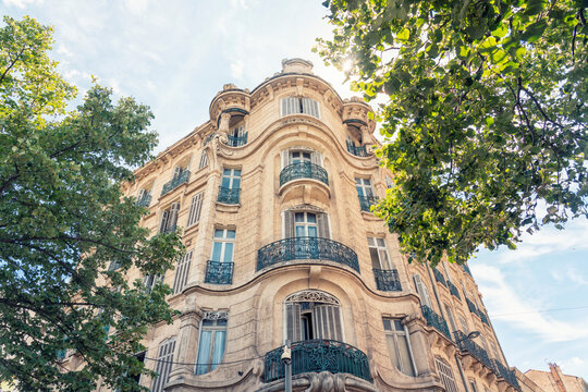 A historic and magnificent building located on Avenue Du Prado, Marseille, France.