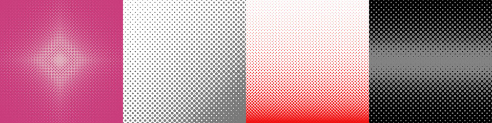 Abstract halftone pattern collection
