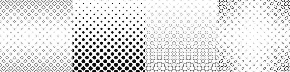 Black and white pattern collection