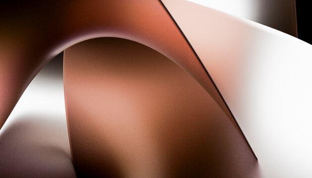 Three dimensional abstract background in pastel color